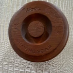 Bowl Brown Wooden Shaving Soap With Lid For Includes. Fixed Price $9.95.