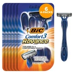 Bic Comfort 3 Advance Disposable Razors Men, 4 Count (pack Of 6), Blue. Fixed Price $39.58.