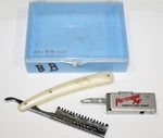 Vintage Dubl Hair Shaper Straight Razor Pearlduck N.y. Usa + Persona Blades. Fixed Price $19.99.