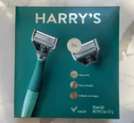 *sealed* Harry's Razors For Men Shaving Kit (9 CARTRIDGES+1 Handle+shave Gel). Fixed Price $13.95.