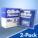 Gillette Platinum Double Edge Razor Blades 50 Count (2-PACK) 100. Fixed Price $29.99.