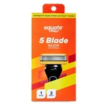 Equate Men's 5-BLADE Razor With Trimmer And 2 Cartridge Refills, Black. Fixed Price $18.73.