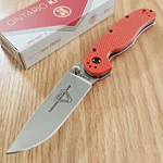 Ontario Rat Ii Linerlock Folding Knife 3" S35VN Steel Blade Red G10 Handle 8064. Fixed Price $80.39.