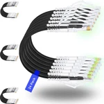 Patch Cables CAT6/ CAT6A 1FT (24 Pack) Slim, Ethernet 10G Supp. Fixed Price $32.97.