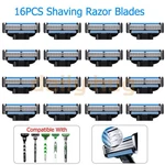 16PCS Razor Blades For Gilette Mach 3 Shaving Trimmer Cartridges Refill Quality. Fixed Price $7.59.