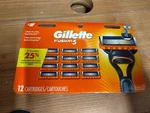 Gillette Fusion 5 Razor Blades - 12 Refill Cartridges Free Shipping. Fixed Price $25.99.