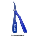 EMP427 Empire Kamisori Blue Folding Razor Holder - New. Fixed Price $39.95.