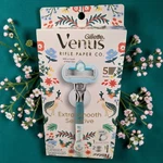 Gillette Venus Rifle Paper Co. Designer Razor W/ 2 Blade Refills & Shower Holder. Fixed Price $19.95.