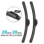 Xkorr 20"+20" Windshield Wiper Blades Fit For Merkur Scorpio 1988 1989,2 Pack. Fixed Price $17.09.