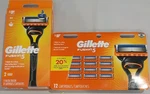 Gillette FUSION5 Razor W/ 14 Stainless Steel 5-BLADE Cartridges. Fixed Price $35.99.