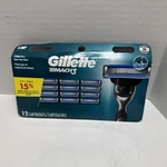 Gillette Mach 3 Razor Refils 12 Pack. Fixed Price $28.99.