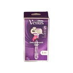 Gillette Venus Flexi Ball Deluxe Smooth Swirl Razor 5 Coated Blades Microcomb. Fixed Price $11.00.