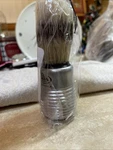 Omega Super Badger Shaving Brush. Aluminum Handle. Made Italy. New. Free Ship. Fixed Price $19.99.
