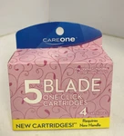 Careone Women's 5 Blade Razor Refills, 4 Count. Fixed Price $5.00.