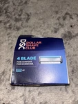 Dollar Shave Club 4 Blade Refill Cartridges Count. Fixed Price $9.50.