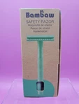 Bambaw Double Edge Unisex Metal Safety Razor With 5 Blades Bbmrg Green New. Fixed Price $11.83.