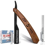 Beauticone Straight Razors For Men, Edge Razor, Single Rose Brown. Fixed Price $21.46.