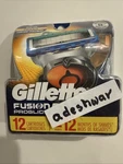 12 Gillette Fusion 5 Proglide Refill Cartridges Fit Flexball (package May Vary). Fixed Price $40.95.