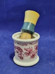 Vintage Ever Ready 200T Shaving Lather Brush & Mayer China Dorothea Small Jar. Fixed Price $8.50.