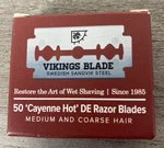Vikings Double Edge Safety Razor Blades 50X Swedish Steel Sandvik. Fixed Price $13.96.