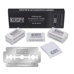 Keropy Double Edge Safety Razor BLADES-50 Premium Count, Silver. Fixed Price $16.14.