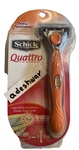 New Schick Quattro Razor Handle With Two Refills Limited Edition For Women. Fixed Price $49.15.