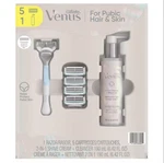 Gillette Venus Intimate Shaving Set With Women's Razor, 5 Blade Refills, And 2-I. Fixed Price $18.99.