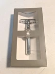 Muhle Safety Razor Taos Fine Engraved Silver New. Fixed Price $40.05.