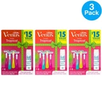 Gillette Venus Tropical Disposable Razors 3 Pack New. Fixed Price $29.00.