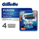 New Gillette Fusion Proglide Manual Refills Men's Razor Blades 4 Cartridges. Fixed Price $22.95.