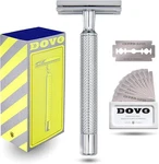 Dovo Primo Safety Razor Chrome Plated Brass Double Edge With 10 Blade. Fixed Price $65.95.