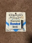 Vintage Wilkinson Sword Bonded Single Edge Blades 10 Pack Sealed England. Fixed Price $35.55.
