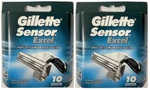 Gillette Sensor Excel Razor Blades - 20 Cartridges. Fixed Price $28.99.