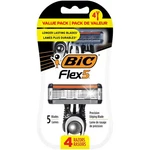 Bic Flex 5 Men's Disposable With Blade Razors, Longer 4 Count (pack Of 1). Fixed Price $19.96.