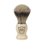 Parker 100% Silvertip Badger Shave Brush With Ivory Handle & Free Drip Stand. Fixed Price $62.95.