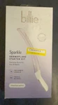 Billie Sparkle Dermaplane Starter Kit Reusable Handle + 3 Refill Blades Sealed. Fixed Price $11.99.