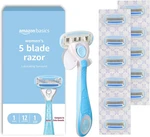 5-BLADE Razor Handle For Women, Includes 12 Cartridges Shower Hanger, 14 Pie. Fixed Price $28.85.
