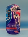 1 Gillette Venus Swirl Flexi Ball 5 Blade Razor With 2 Cartridges Women's Nip. Fixed Price $9.99.