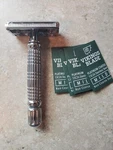 Viking The Vulcan Double Edge Safety Razor With Blades, Unused. Fixed Price $24.00.