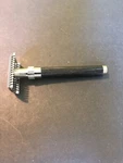 Open Comb Double Edge Safety Razor Better Grip Black Handle. Fixed Price $12.99.