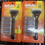(2) Gillette Fusion 5 Shaving Bundle Total Of Two Handles Ten Cartridges. Fixed Price $29.99.