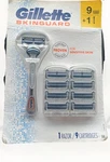 Gillette Skinguard With 9 Cartridges Plus Handle. Fixed Price $24.99.