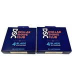 Dollar Shave Club Razors 4 Blades 8X Cartridges New Fast Free Shipping. Fixed Price $11.67.