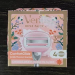 Gillette Venus Rifle Paper Co. Comfortglide Vanilla Macaron Razor Refills 4-PACK. Fixed Price $10.99.