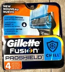 Gillette Fusion Proshield Chill 4 Cartridge Power 100% Authentic Usa. Fixed Price $19.99.