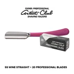New Feather Artist Club Wine Straight Razor + 20 Free Professional Blades!. Fixed Price $99.95.