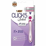 Bic Soleil Click 5 Women's Disposable Razor With Handle, 3 Cartridges. Fixed Price $11.76.