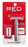 (2 Pack) Kiss Red Classic Shaver With Free Blades. Fixed Price $19.19.