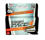 Dorco Pace 4 - Blade Razor System Refill 1 X Pack = Cartridges. Fixed Price $12.99.