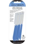 About Face Pro-premium Facial Razors 5 Beauty Groomers For Hair Blue. Fixed Price $25.41.